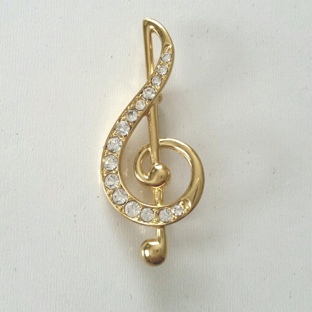 Treble Clef Pin